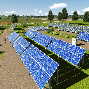 Solar panel park