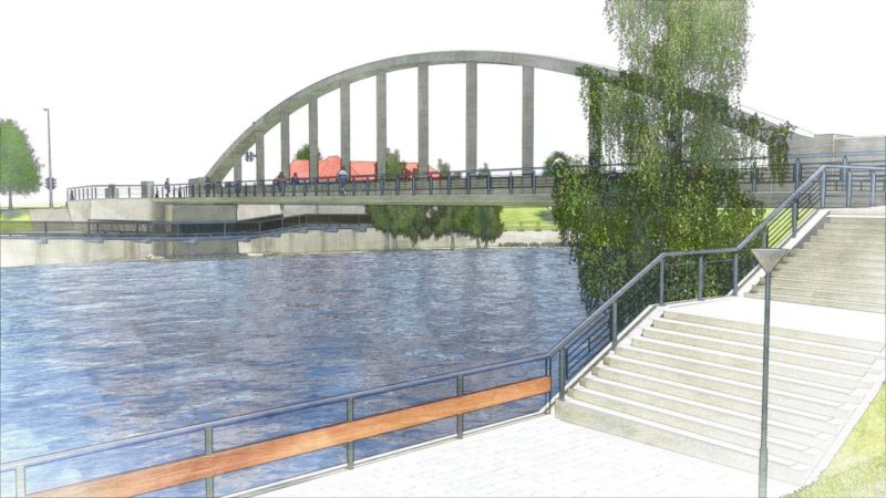 Tartu archbridge reconstruction