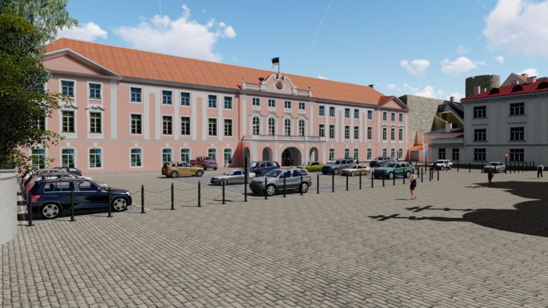 Estonian Parlament parking and entrance project