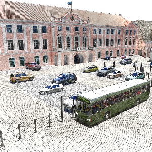 Estonian Parlament parking and entrance project