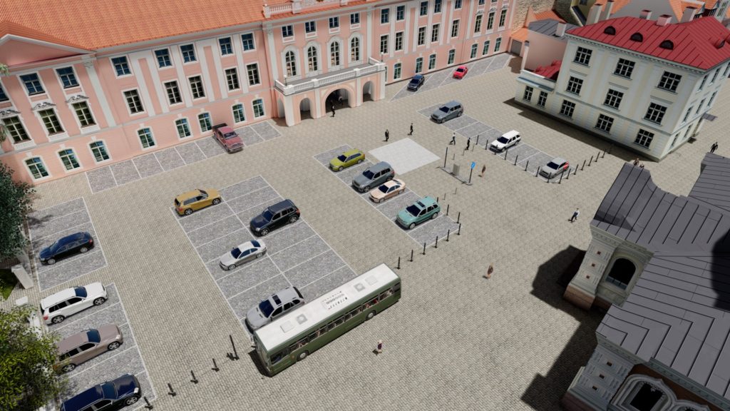 Estonian Parlament parking and entrance project