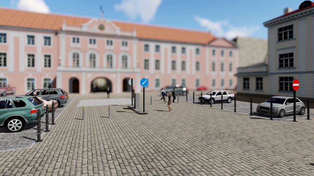 Estonian Parlament parking and entrance project