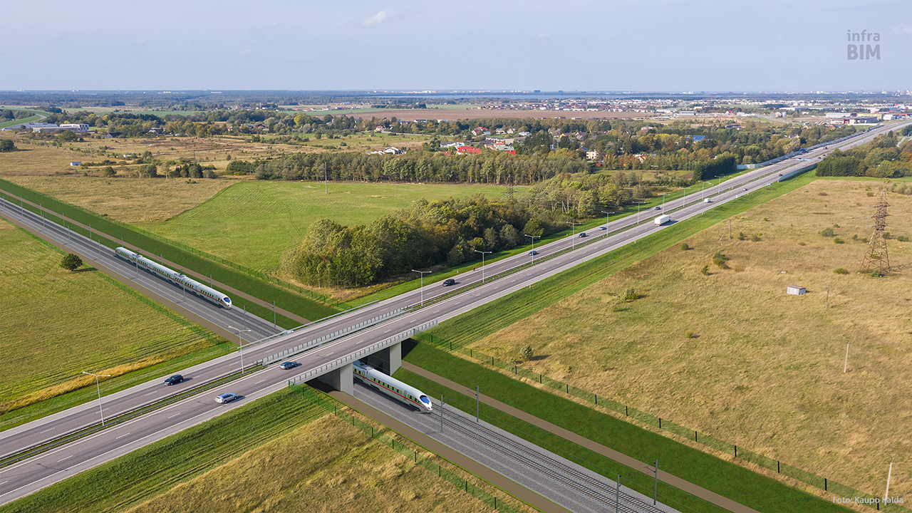 Rail Baltica – under Tallinn-Tartu Motorway